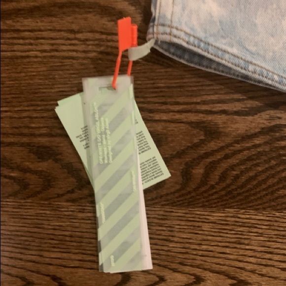 OFF-WHITE denim arrows button down shirt bleached - Picture 8 of 8